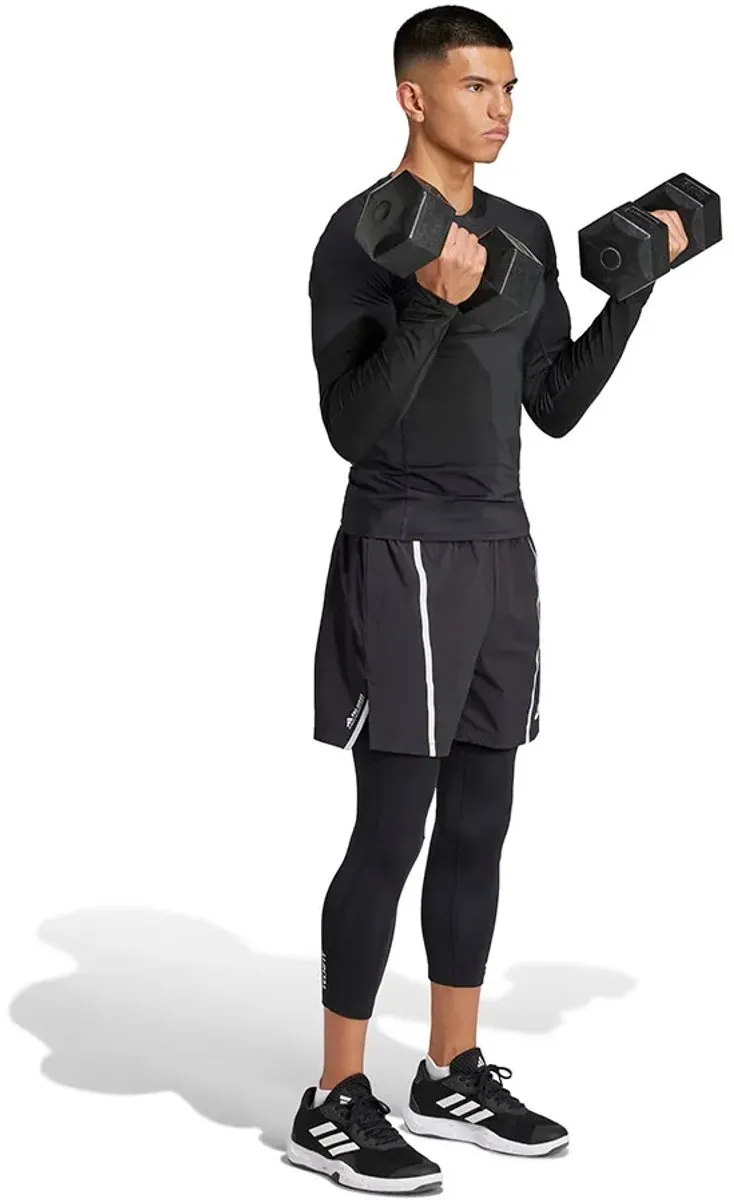 Adidas Techfit Compression Training 3/4 Leggings - Zwart