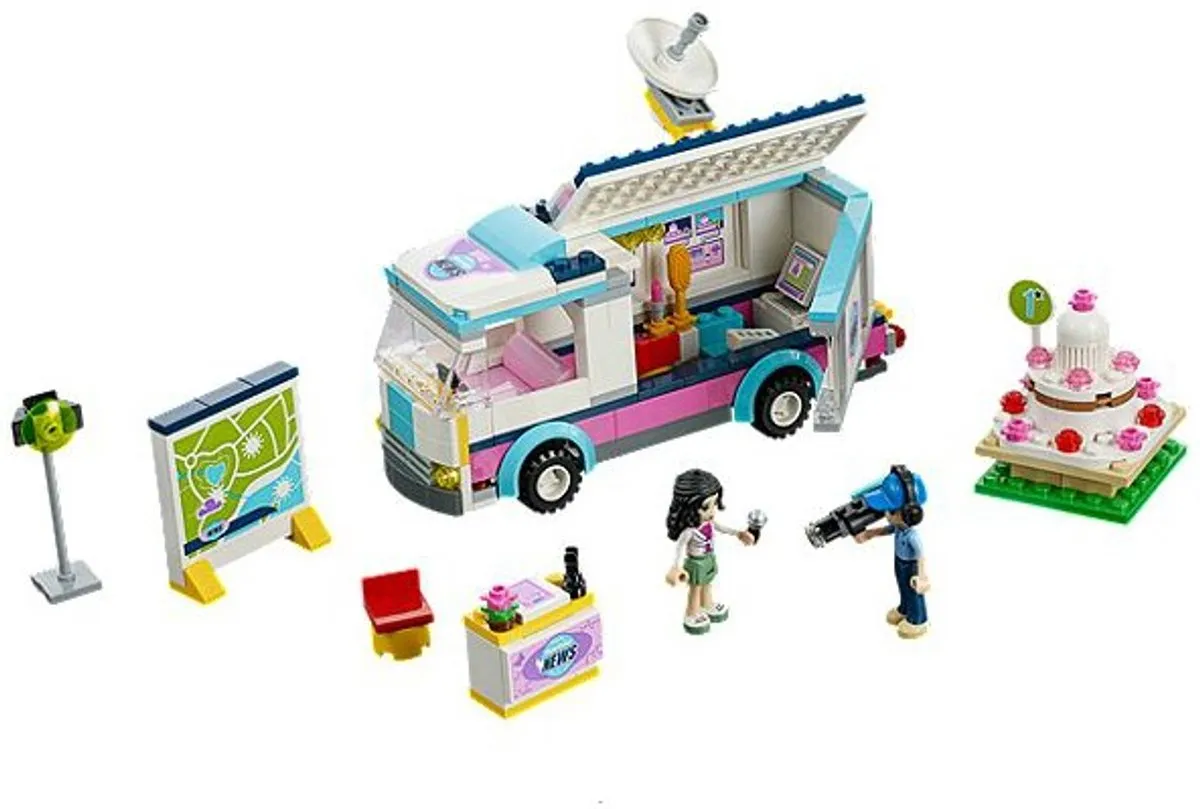 LEGO Friends Heartlake Satellietwagen 41056 - 278 Stukken - Paars - afbeelding 2 van 5