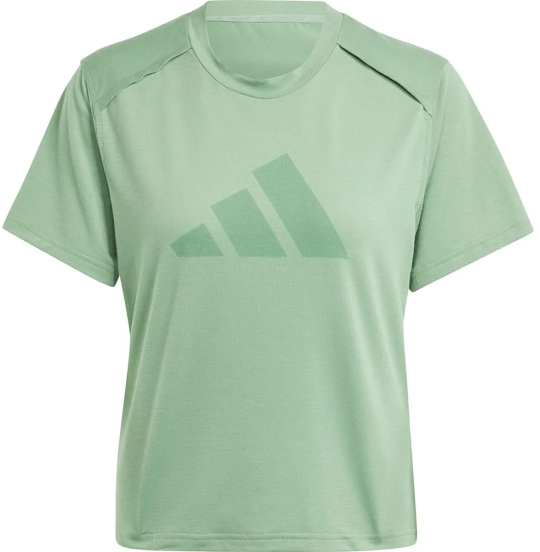 Adidas Powerbl T-shirt - M - Groene Vrouw