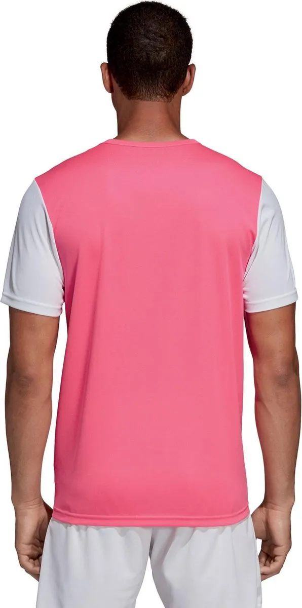 adidas Estro 19 Sportshirt DP3237 - Maat S - Roze/Wit