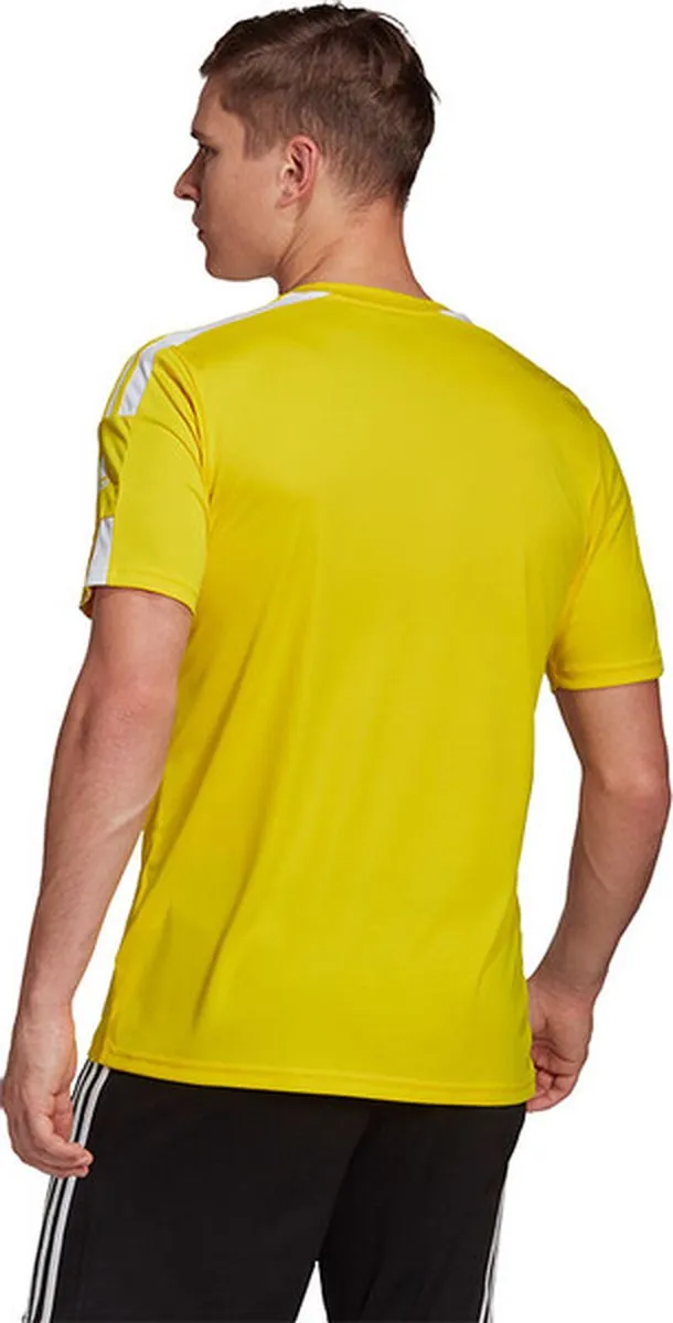 adidas Squadra 21 Shirt Korte Mouw Heren - Geel XS - afbeelding 6 van 6
