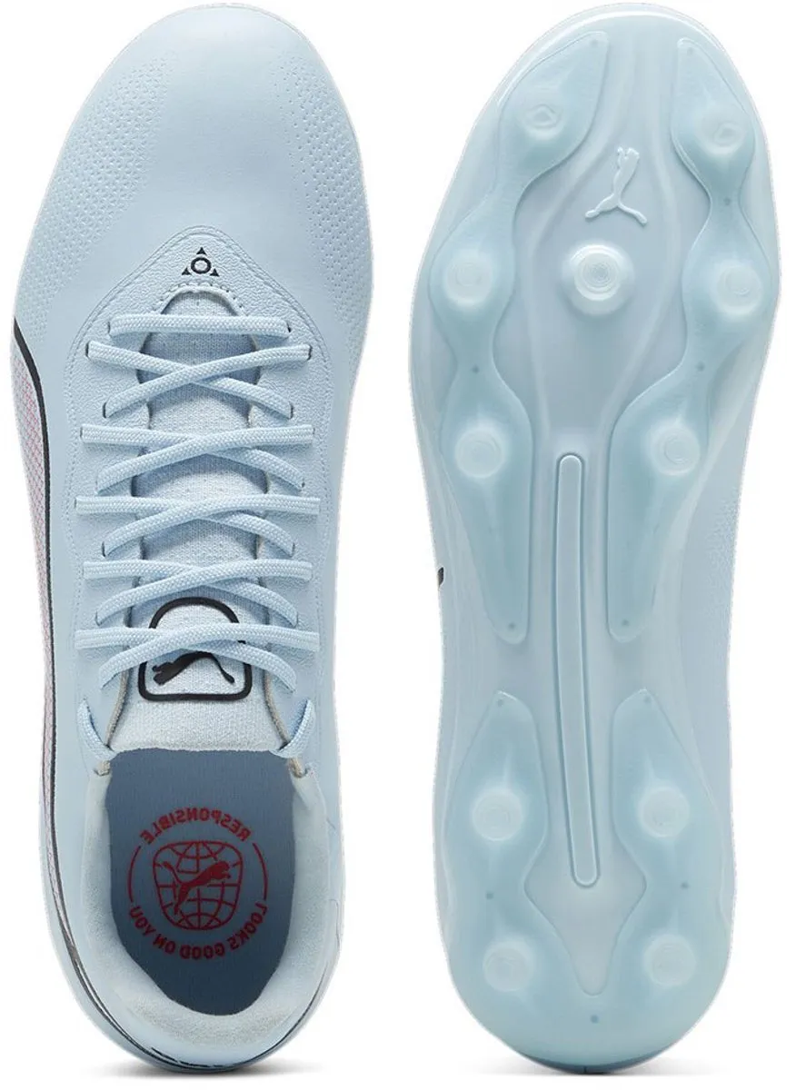 PUMA King Pro FG/AG Dames Voetbalschoenen - Blauw - EU 42