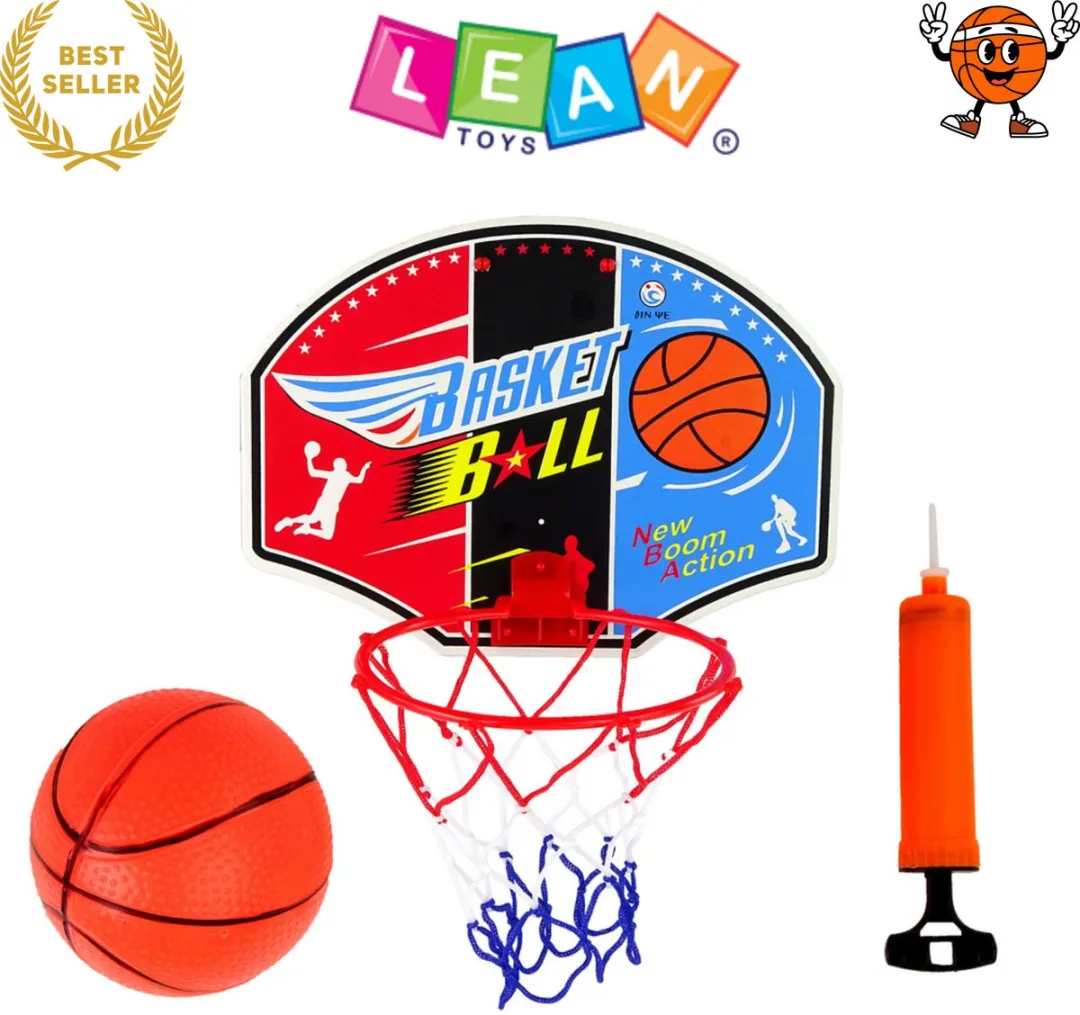 LEAN TOYS Basketbalset Oranje