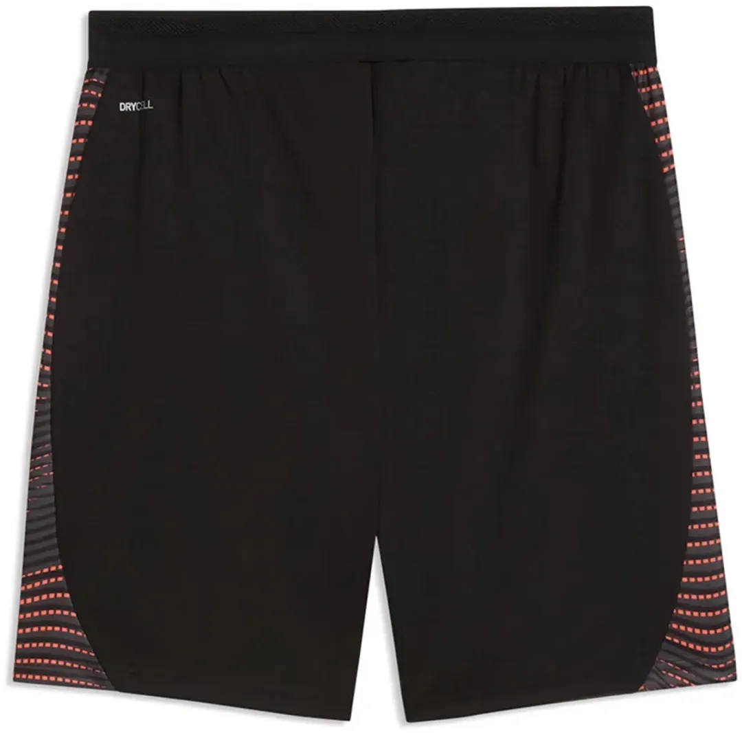PUMA Individualfinal Korte Broek M - Dusky Gray/Mint Jelly/Glowing Red