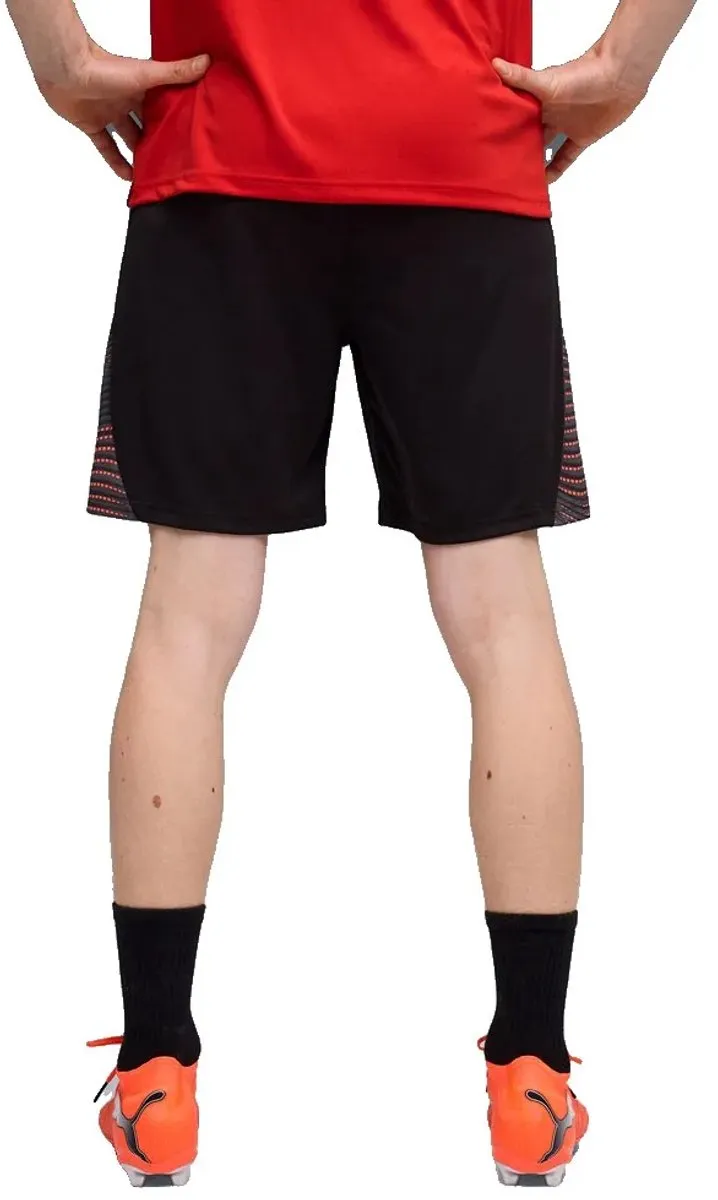 PUMA Individualfinal Korte Broek M - Dusky Gray/Mint Jelly/Glowing Red