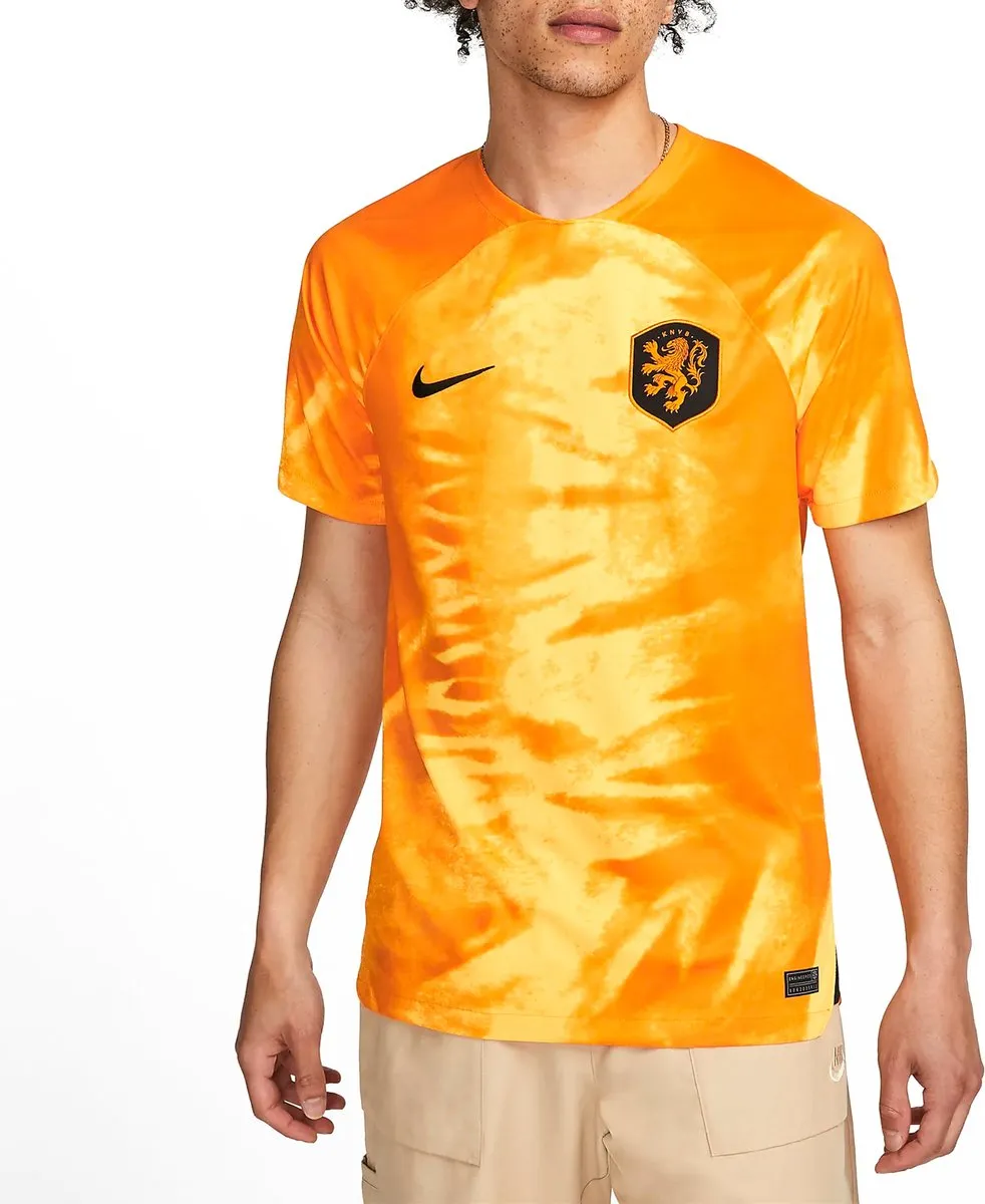 Nike Sportshirt Mannen DN0694-845 - XXL - Oranje