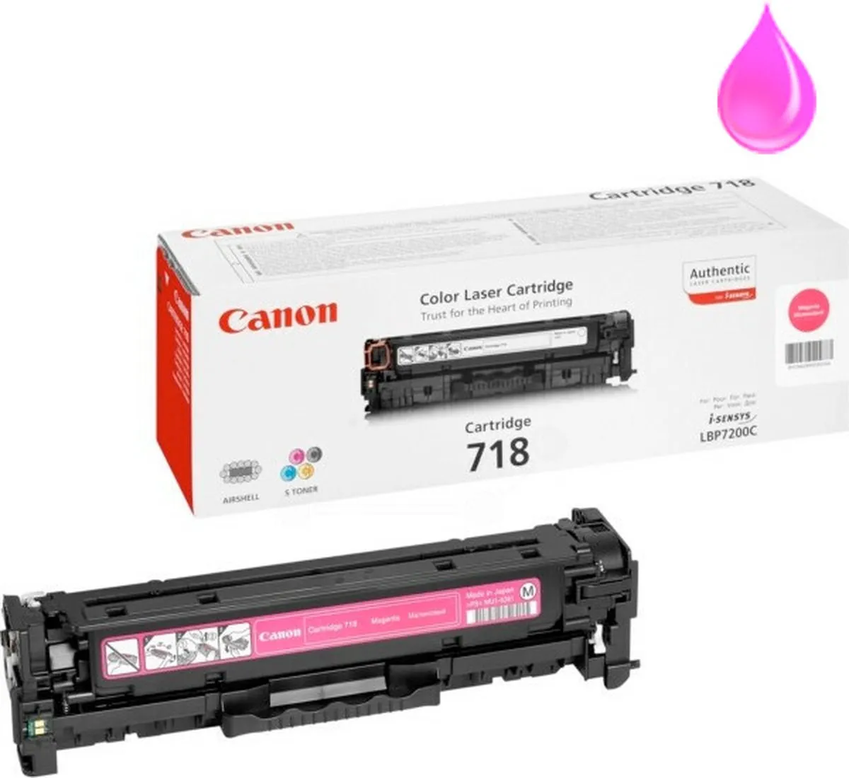 Canon 718 Magenta Tonercartridge - 50044489