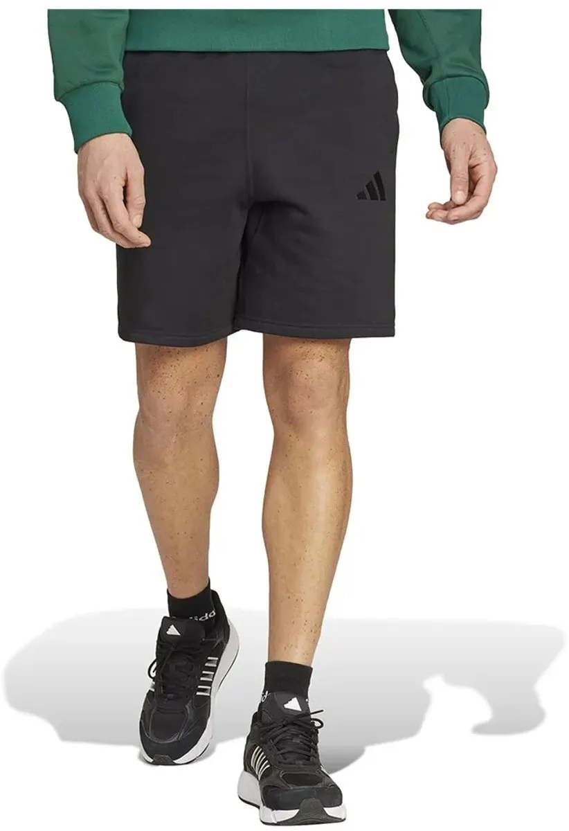 Adidas All Szn Fleece Korte Broek L - Zwart