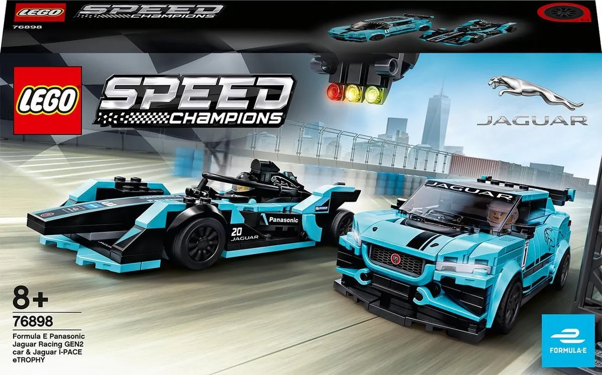 LEGO Speed Champions 76898 Formule E Jaguar Racing - 512 Stukken - afbeelding 6 van 6