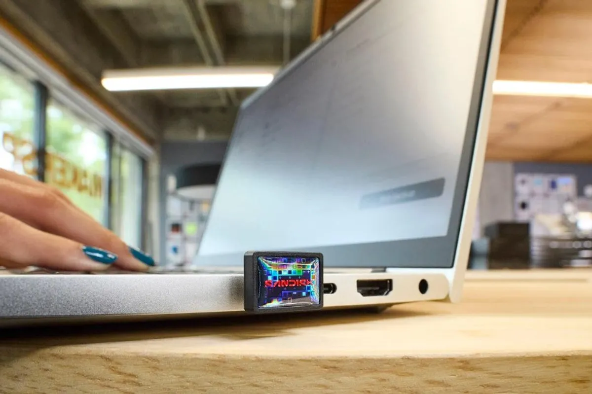 SanDisk Extreme Fit USB-C Stick 256GB - Zwart
