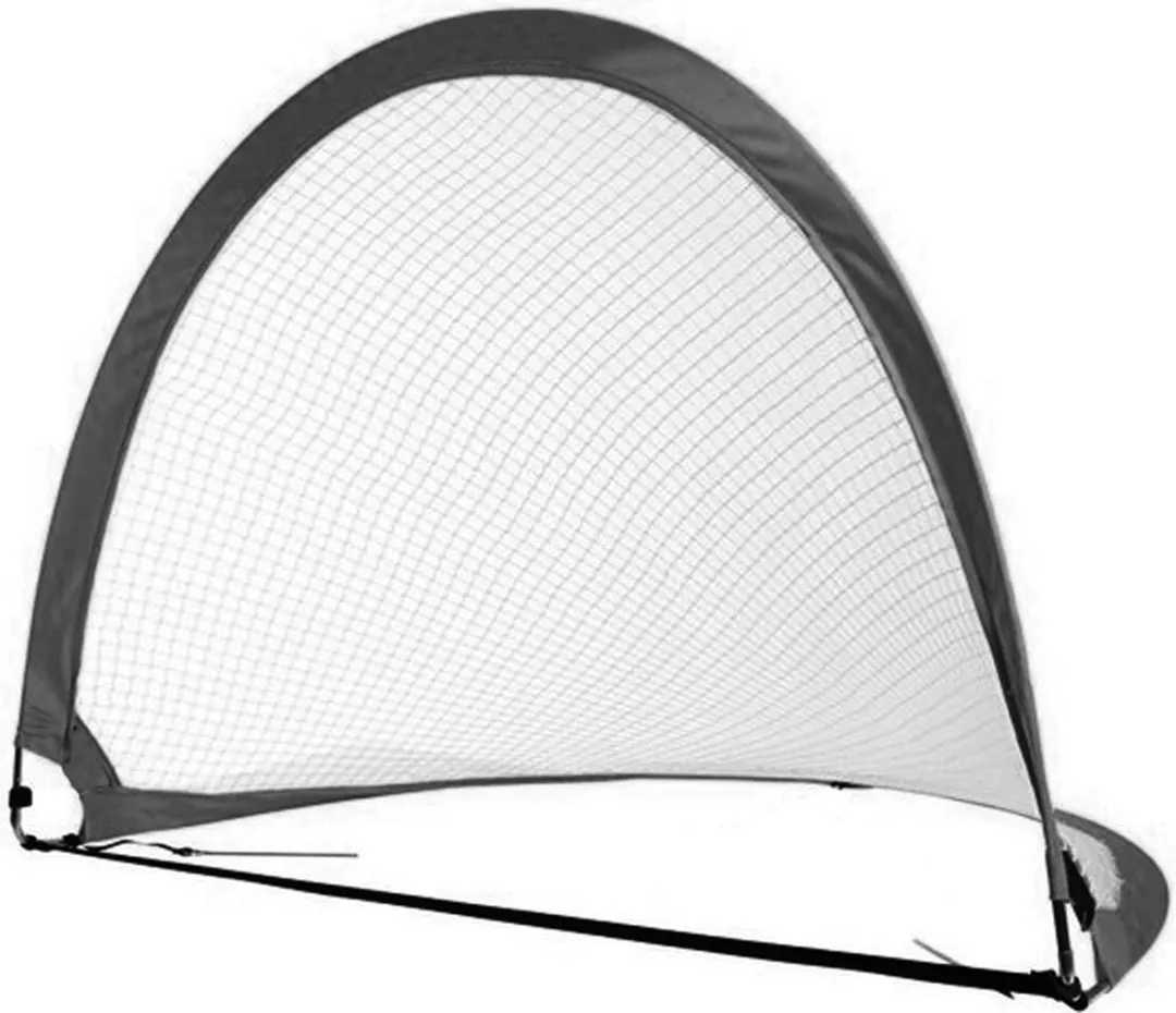 Dunlop Pop-up Doeltjes 2x - Mini Bal & Pomp - 60x40x40cm Zwart - afbeelding 6 van 6