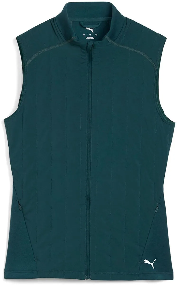 PUMA Cloudspun Warmlbl Vest - S - Green Terrain