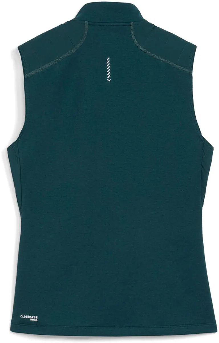 PUMA Cloudspun Warmlbl Vest - S - Green Terrain
