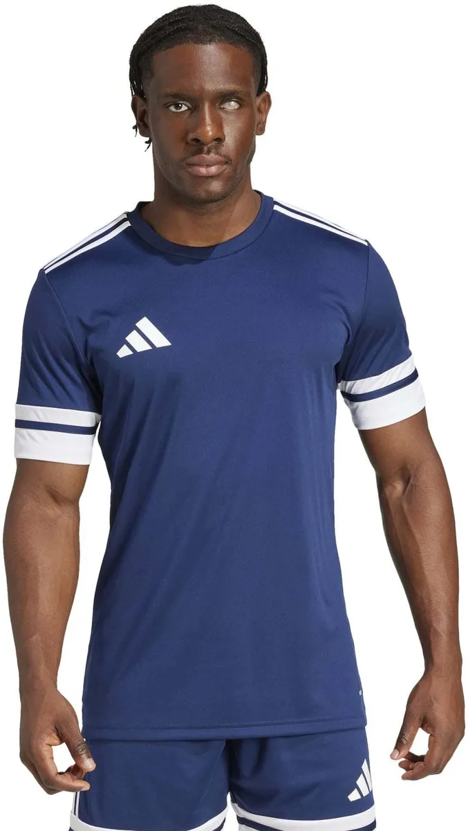 adidas Squadra 25 Heren Shirt - Maat L - Donkerblauw/Wit
