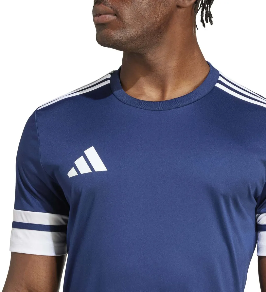 adidas Squadra 25 Heren Shirt - Maat L - Donkerblauw/Wit