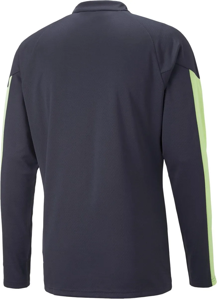 PUMA Individual Final 1/4 Zip Top 658039-47 - S - Parisian Night-Fizzy Light
