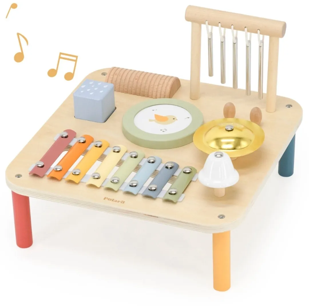 Viga Houten Educatieve Muzikale Tafel 7in1