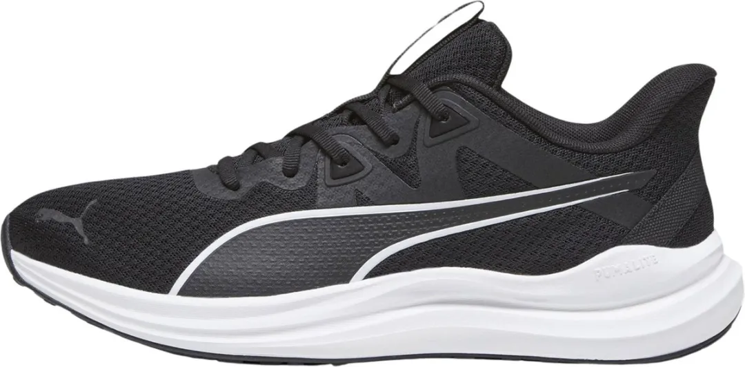 PUMA Reflect Lite Sportschoenen - Maat 40 - Zwart/Wit - afbeelding 6 van 6
