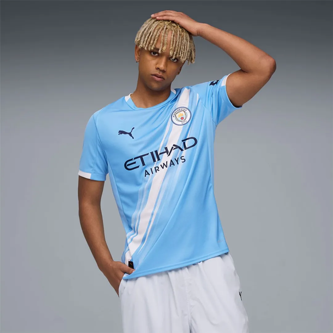 PUMA MCFC Thuis shirt Replica 78033801 - M - Team Light Blue
