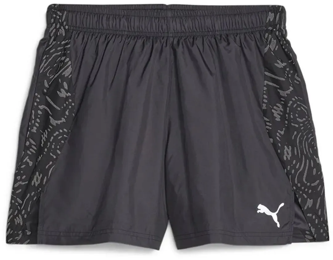 PUMA Run AOP 5" Korte Broek - L - Zwart