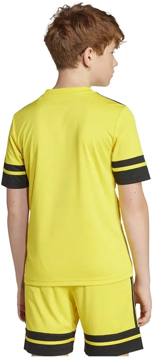 Adidas Squadra 25 Shirt Korte Mouw - Geel/Zwart 116