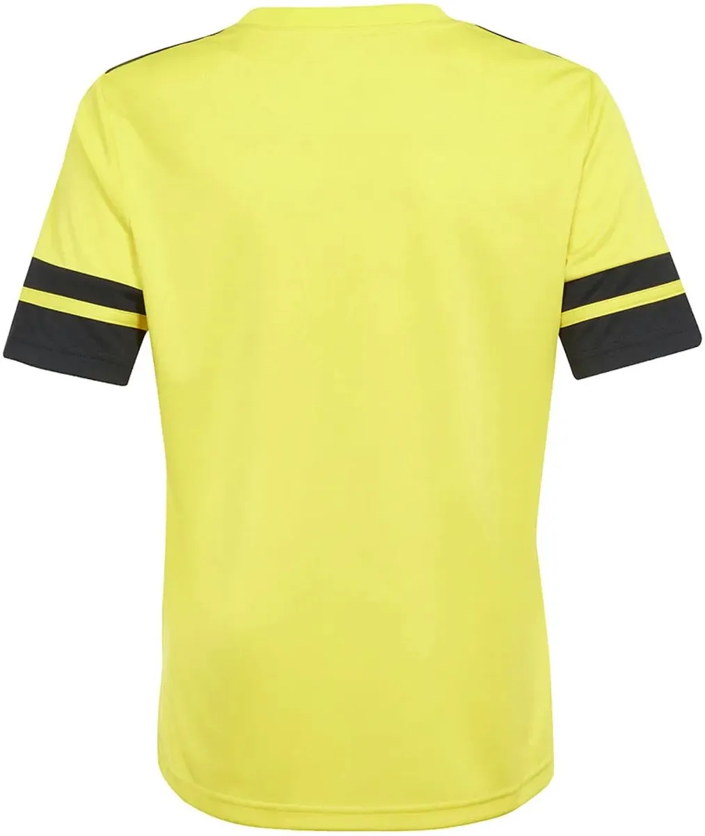 Adidas Squadra 25 Shirt Korte Mouw - Geel/Zwart 116