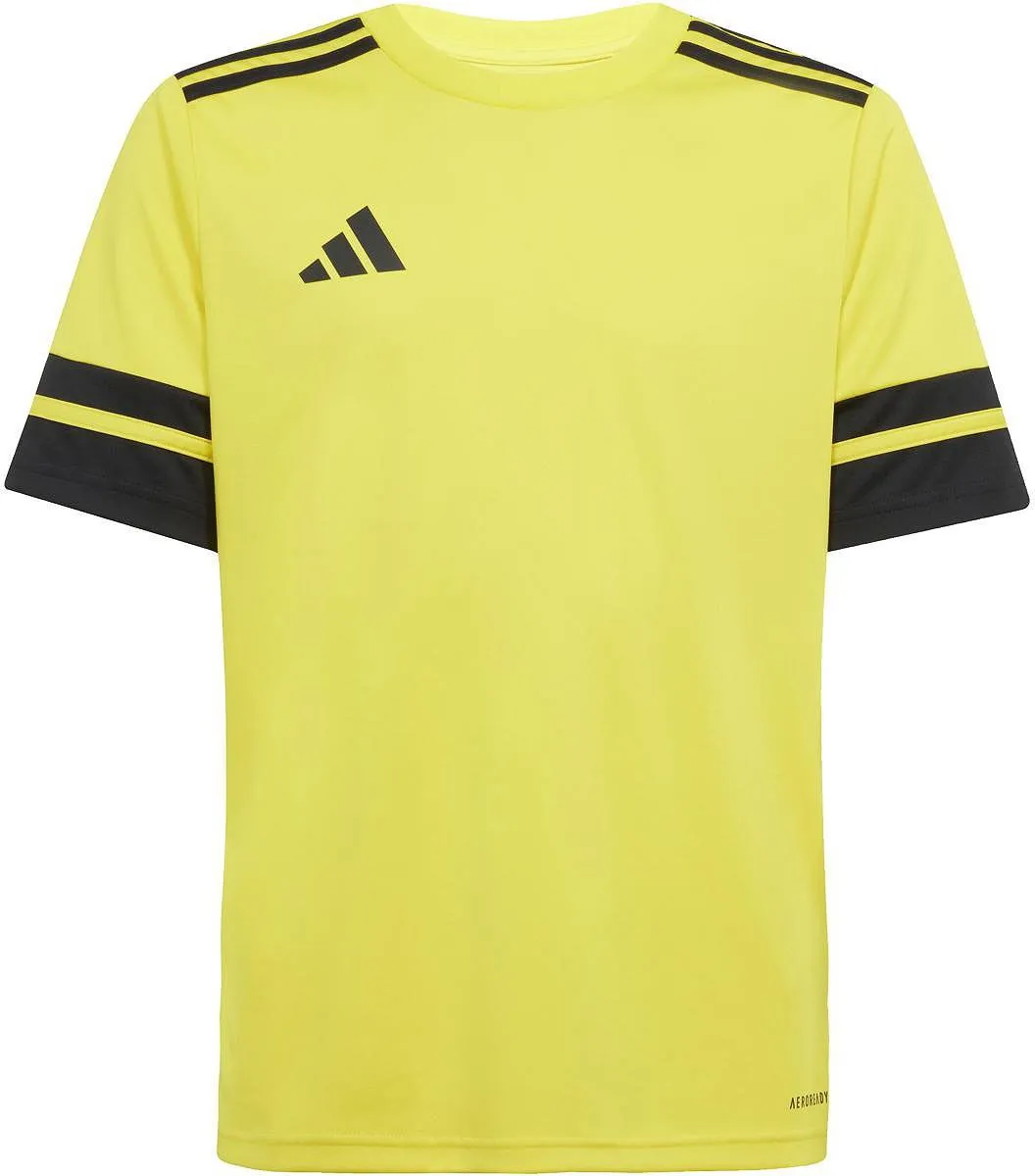 Adidas Squadra 25 Shirt Korte Mouw - Geel/Zwart 116