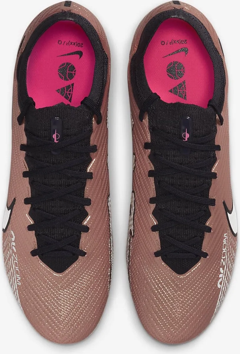 Nike Zoom Mercurial Vapor 15 Elite FG DR5934-810 - Voetbalschoenen 46 - Bronze/Zwart