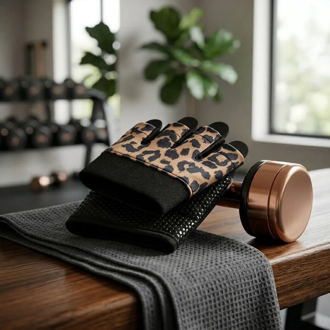 NuveX Fitness Handschoenen Geel Zwart - M
