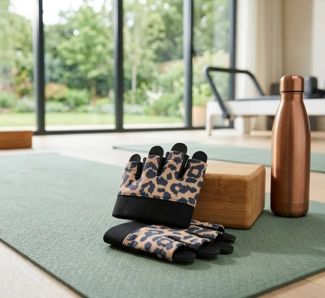 NuveX Fitness Handschoenen Geel Zwart - M