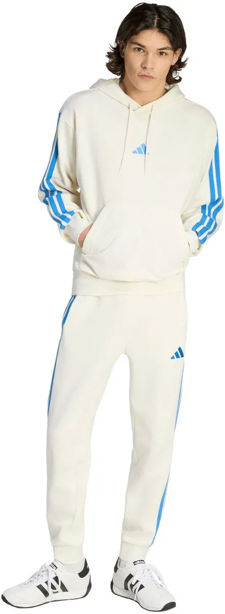 adidas Essentials 3-Stripes French Terry Hoodie KD4901 - Maat L - Crème
