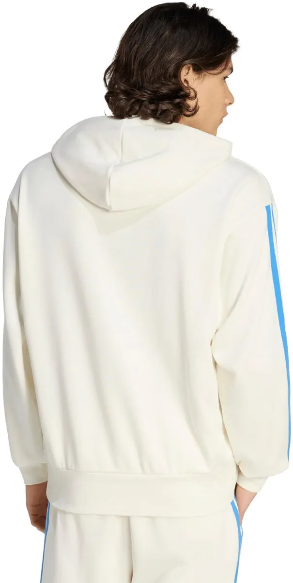 adidas Essentials 3-Stripes French Terry Hoodie KD4901 - Maat L - Crème