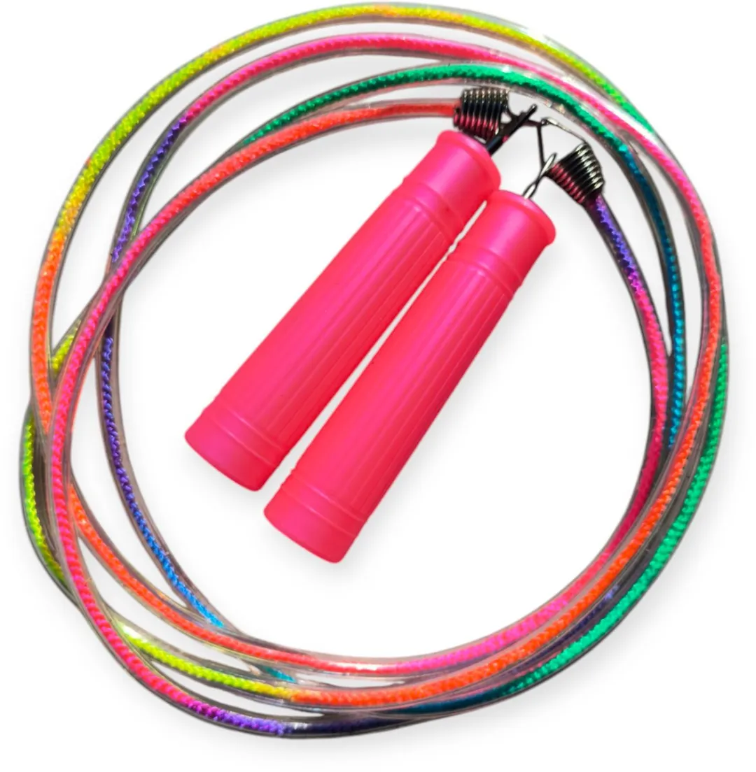 Jobber Toys Springtouw Unicorn 230cm Regenboog