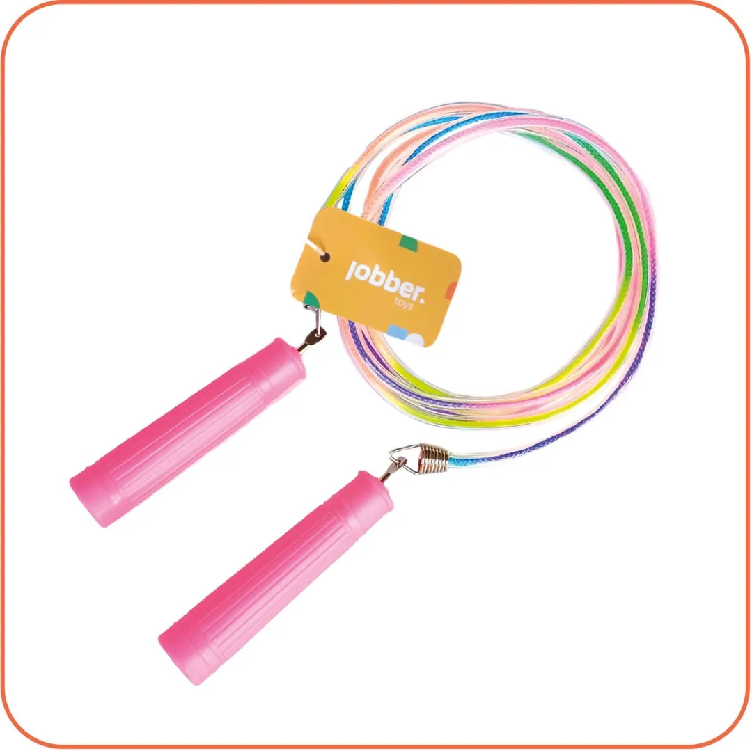 Jobber Toys Springtouw Unicorn 230cm Regenboog