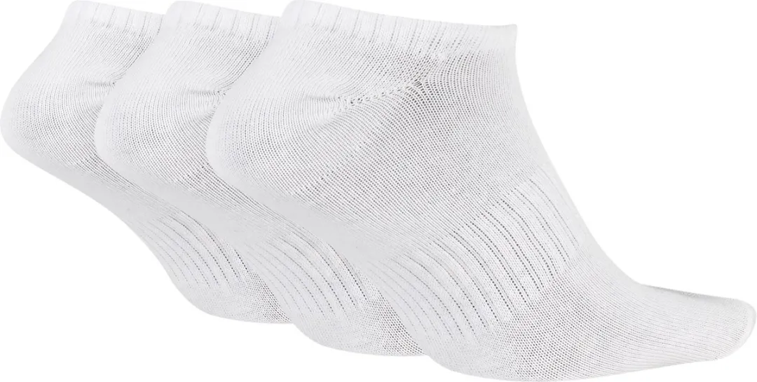 Nike Everyday No-Show Sokken 3-pack - SX7678-100 - Wit/Zwart