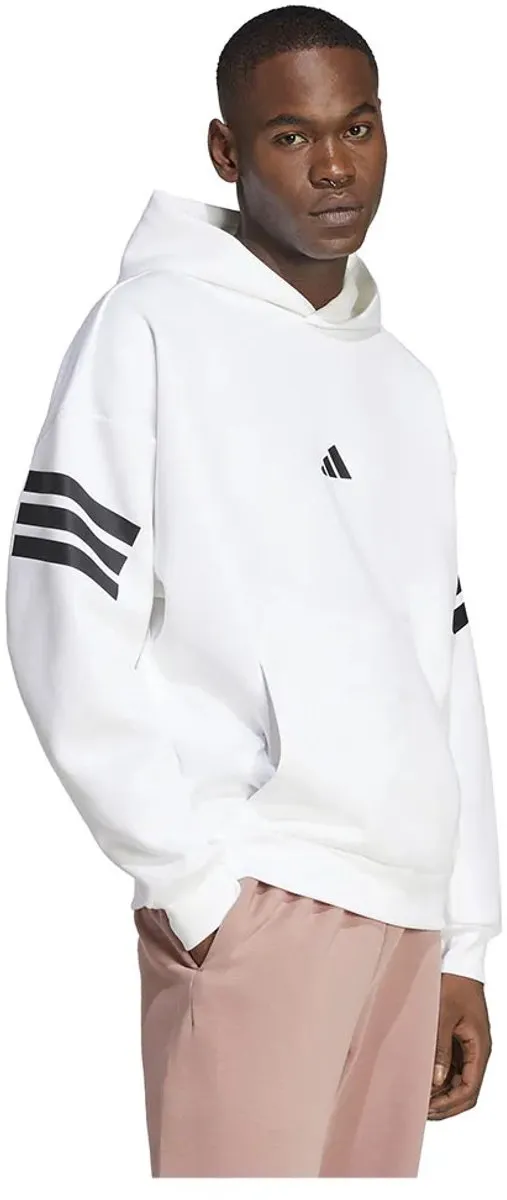 adidas Future Icons 3-Stripes Hoodie JD4859 - Heren - Wit