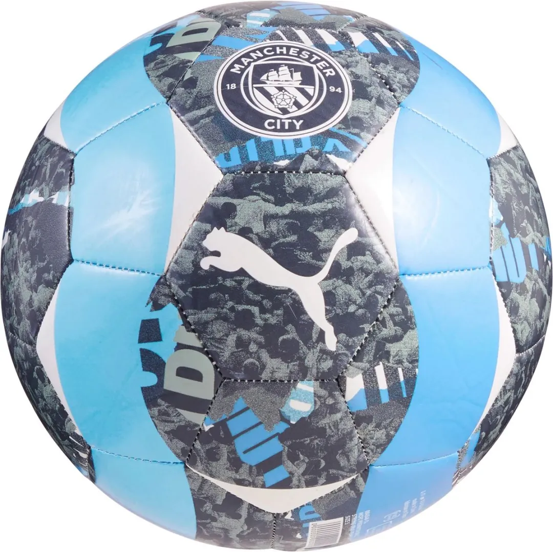 PUMA MCFC Prematch Ball Replica Voetbal - Grijs