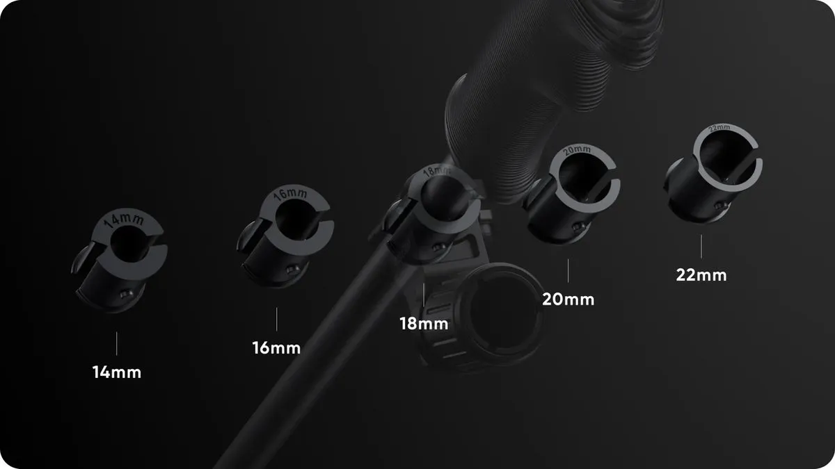 Insta360 Skistokhouder X4 GO 3S Ace Pro X3 - Zwart