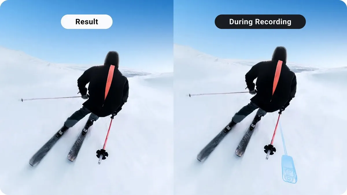 Insta360 Skistokhouder X4 GO 3S Ace Pro X3 - Zwart - afbeelding 6 van 6