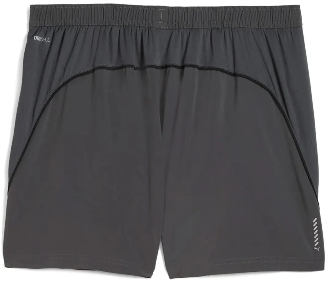 PUMA Run Velocity Shorts 5" - L - Dusky Gray/Black
