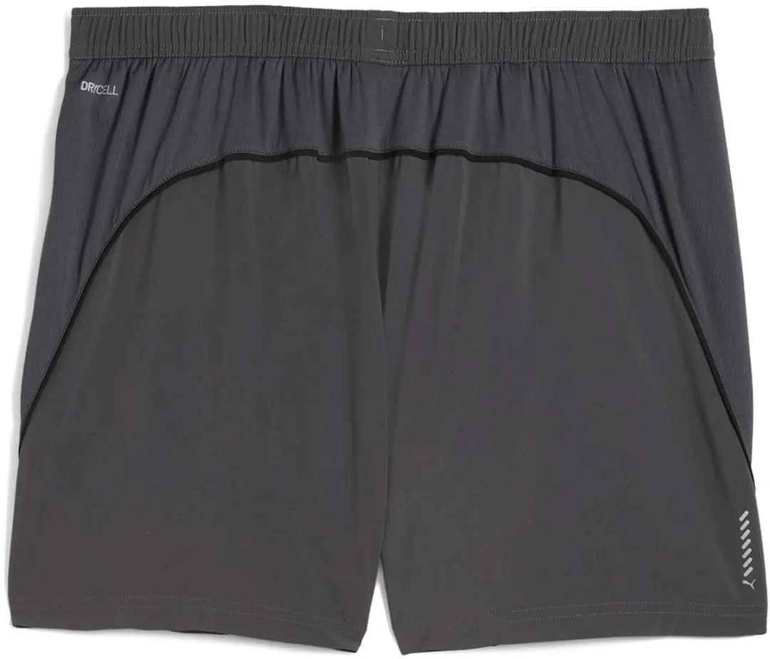 PUMA Run Velocity Shorts 5" - L - Dusky Gray/Black