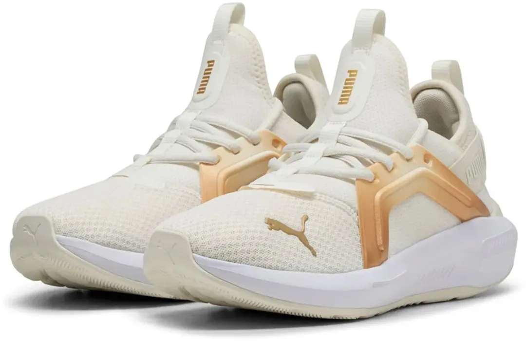 PUMA Softride Enzo 5 Metallic's Hardloopschoenen - 40 - Warm White/Gold/Black