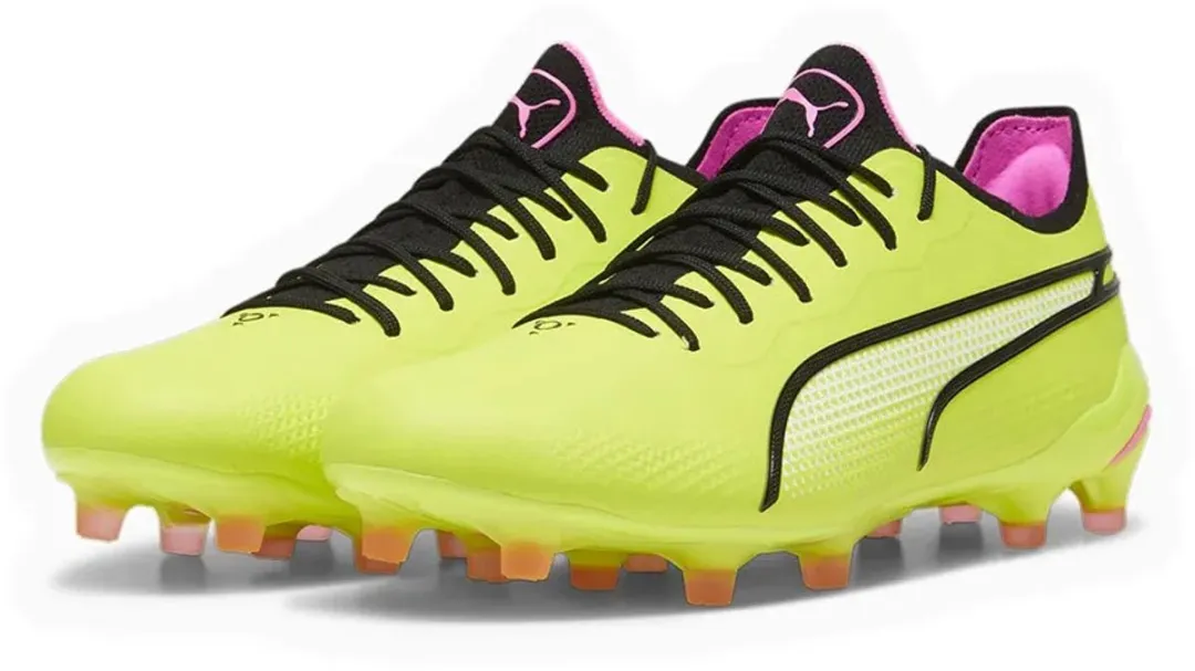 PUMA King Ultimate FG/AG Voetbalschoenen - Geel - 42
