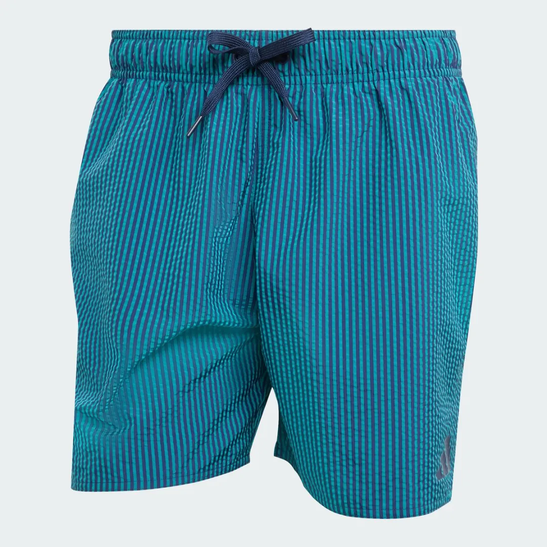 adidas Seersucker Stripy Zwemshort 5-Inch JM3961 - Heren - Groen