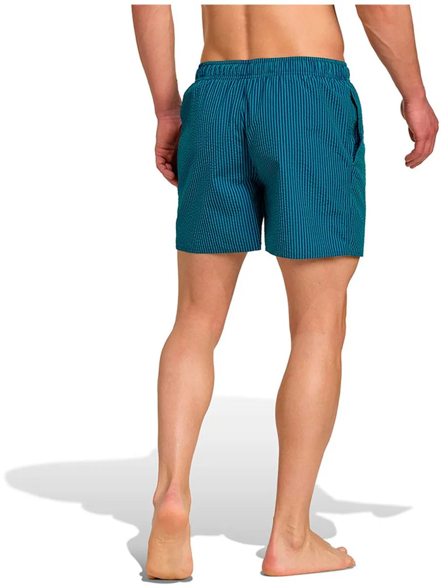 adidas Seersucker Stripy Zwemshort 5-Inch JM3961 - Heren - Groen