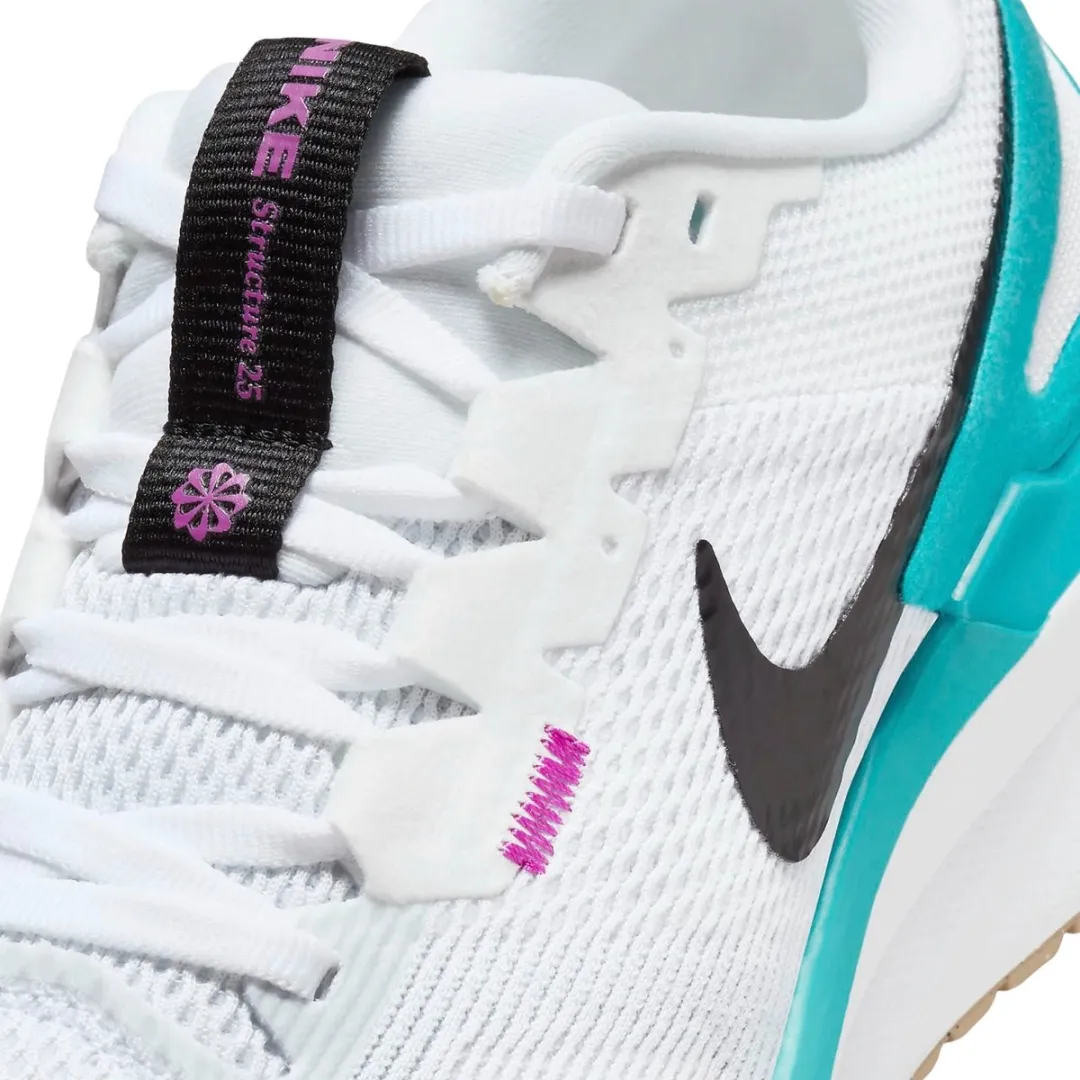 Nike Zoom Structure 25 Hardloopschoenen 38.5 - Wit/Blauw/Zwart
