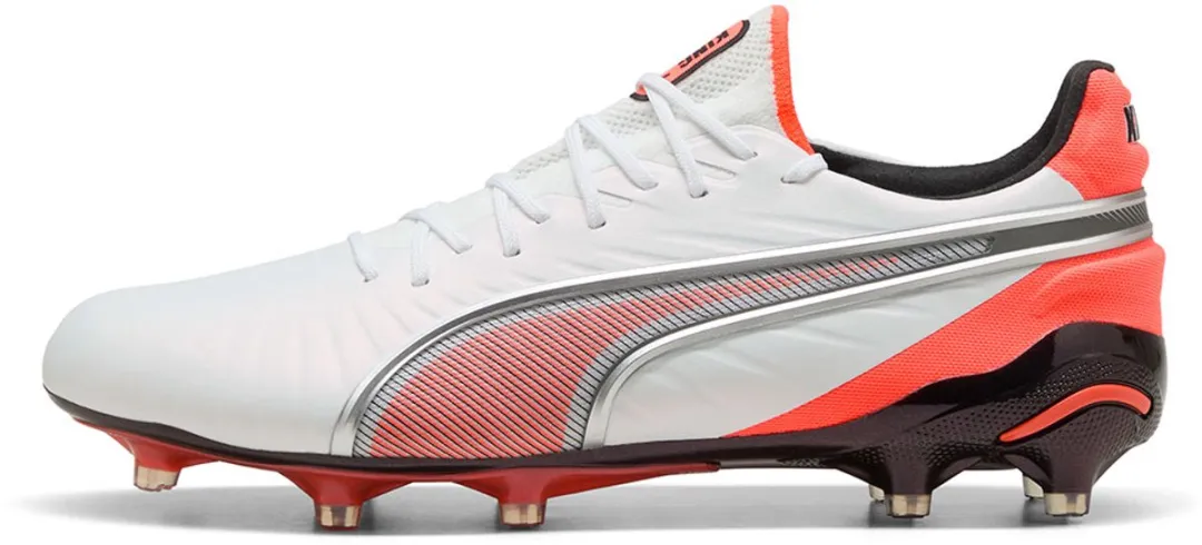 PUMA King Ultimate FG/AG Voetbalschoenen 41 - Wit