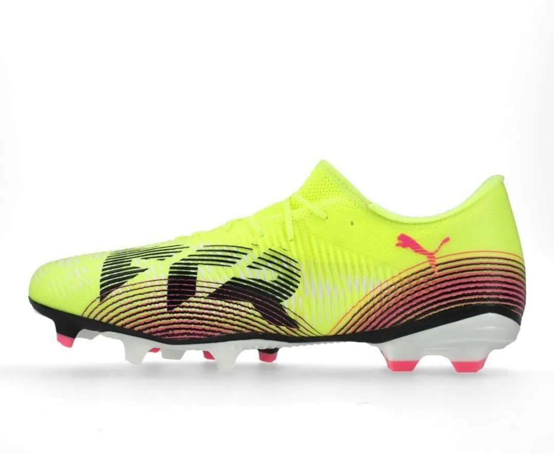 PUMA Future 8 Match Low FG Voetbalschoenen 40.5 - Yellow Alert
