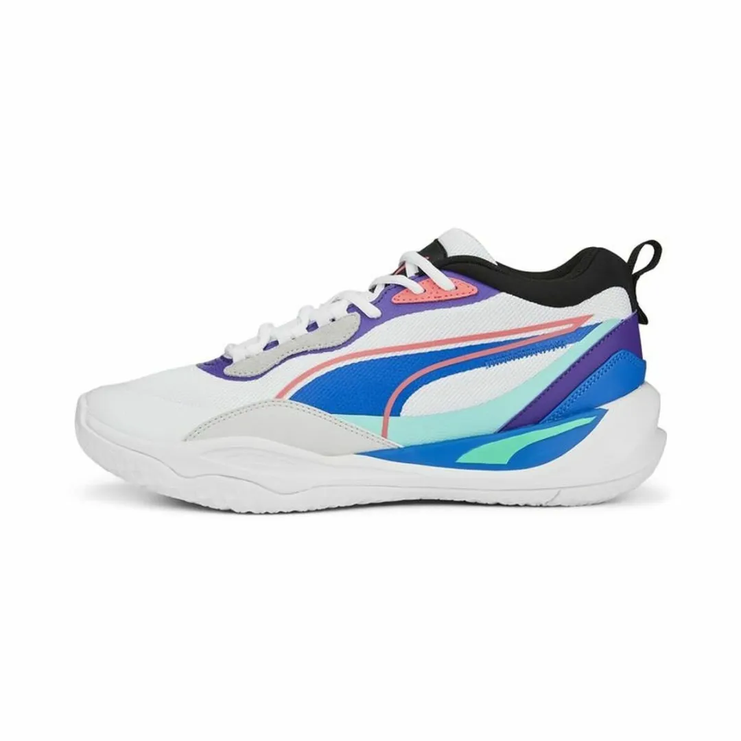 PUMA Playmaker Pro Basketbalschoenen 42.5 - Wit - afbeelding 2 van 3