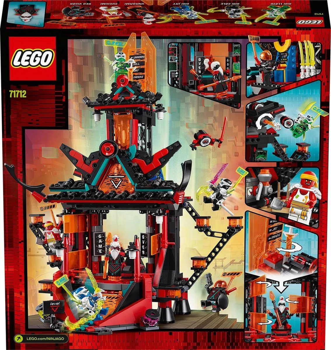 LEGO Ninjago Tempel van de Waanzin 71712 - 810 Stukken